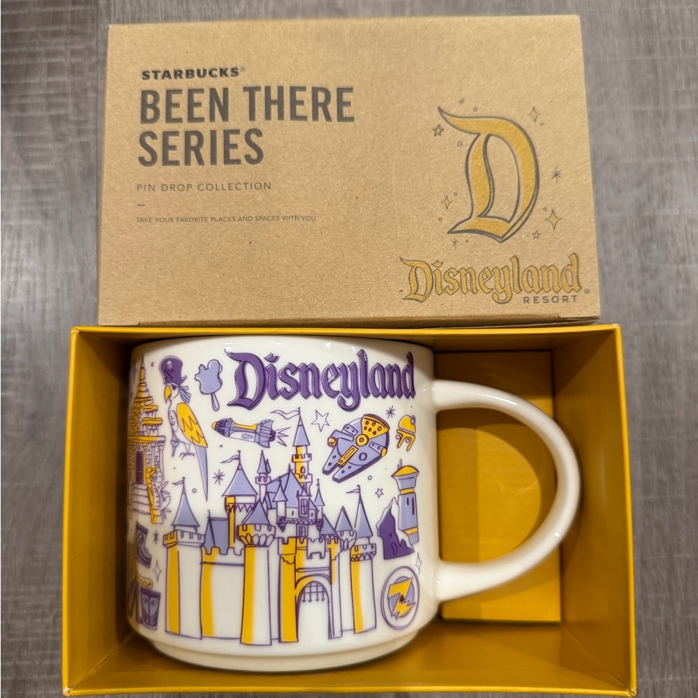 NWT Starbucks Disney Disneyland Been There Travel Series Mug Pin Drop Collection